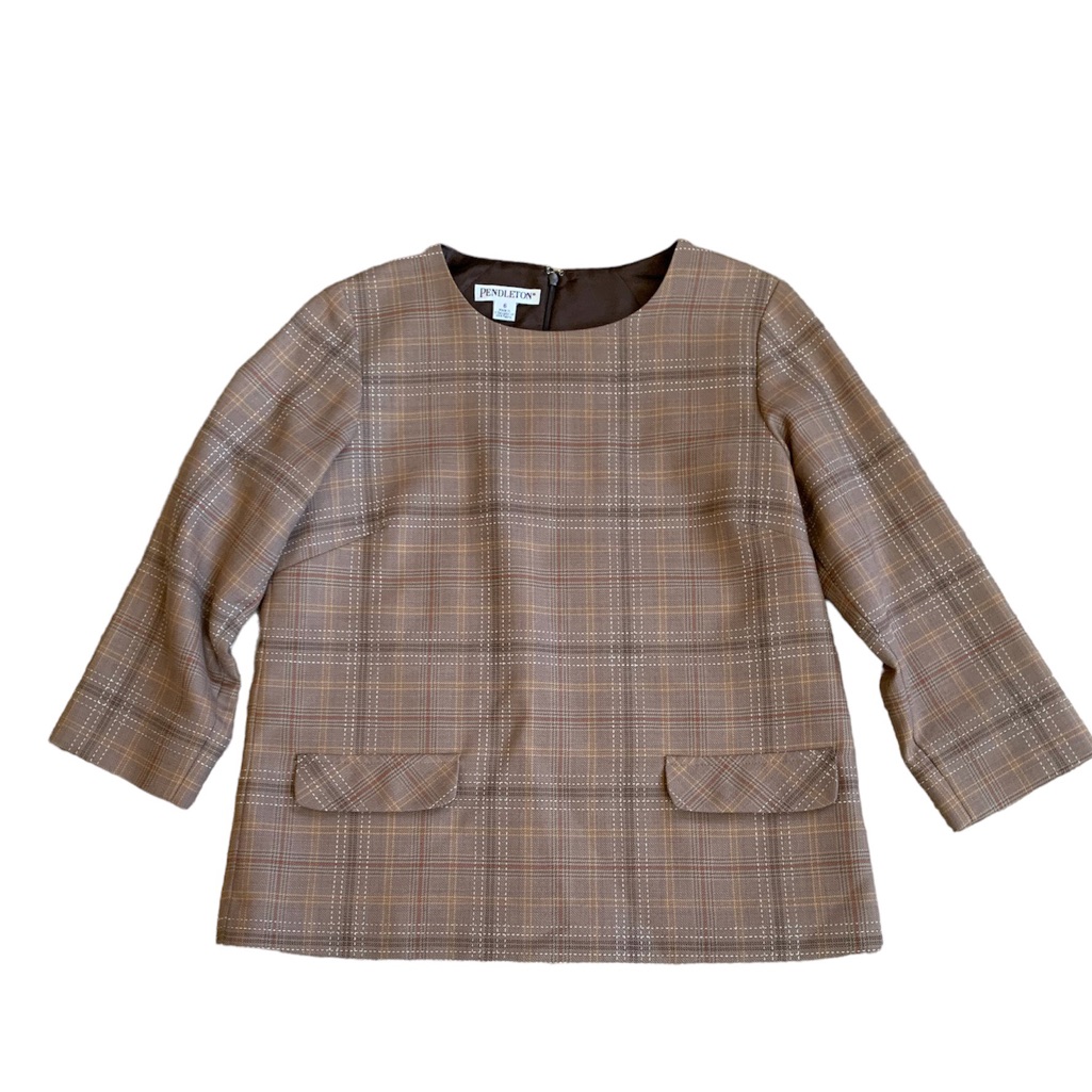 Pendleton Plaid Top